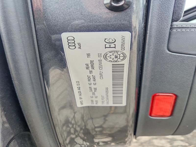 Продажа на аукционе авто 2023 Audi S4, vin: WAUC4AF44PA065484, номер лота: 70190186