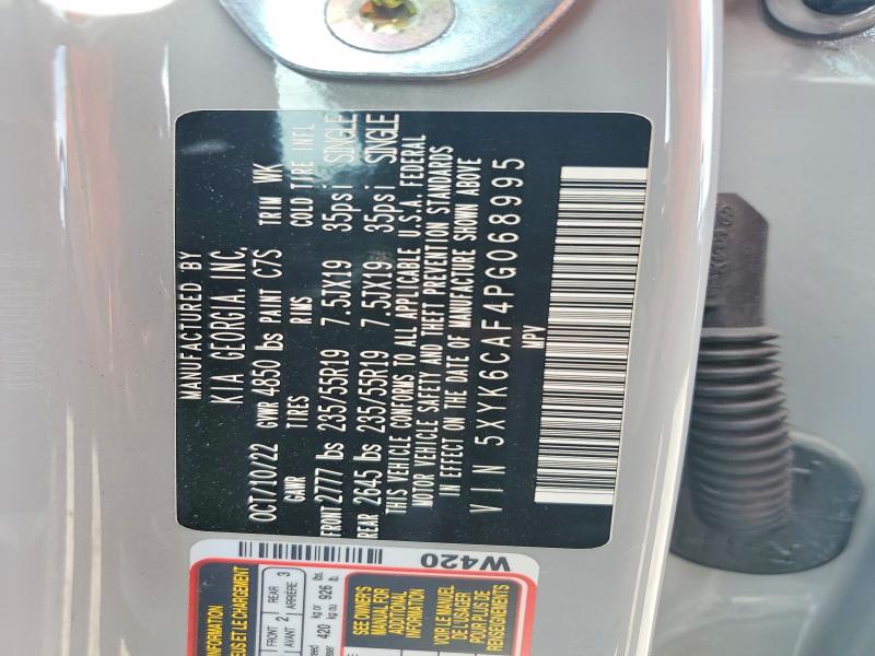 68050476 :رقم المزاد ، 5XYK6CAF4PG068995 vin ، 2023 Kia Sportage مزاد بيع