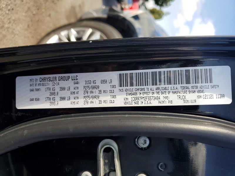 2015 Ram 1500 მანქანა იყიდება აუქციონზე, vin: 1C6RR7PM2FS573484, აუქციონის ნომერი: 69158096