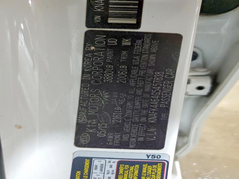 Продажа на аукционе авто 2016 Kia Forte, vin: KNAFK4A64G5457838, номер лота: 67743246