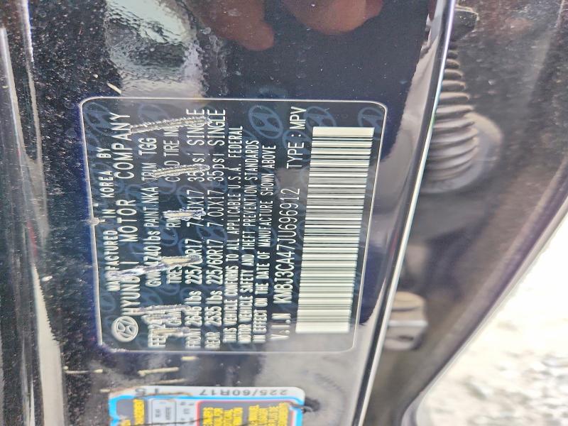 Aukcja sprzedaży 2018 Hyundai Tucson, vin: KM8J3CA47JU696912, numer aukcji: 69114806