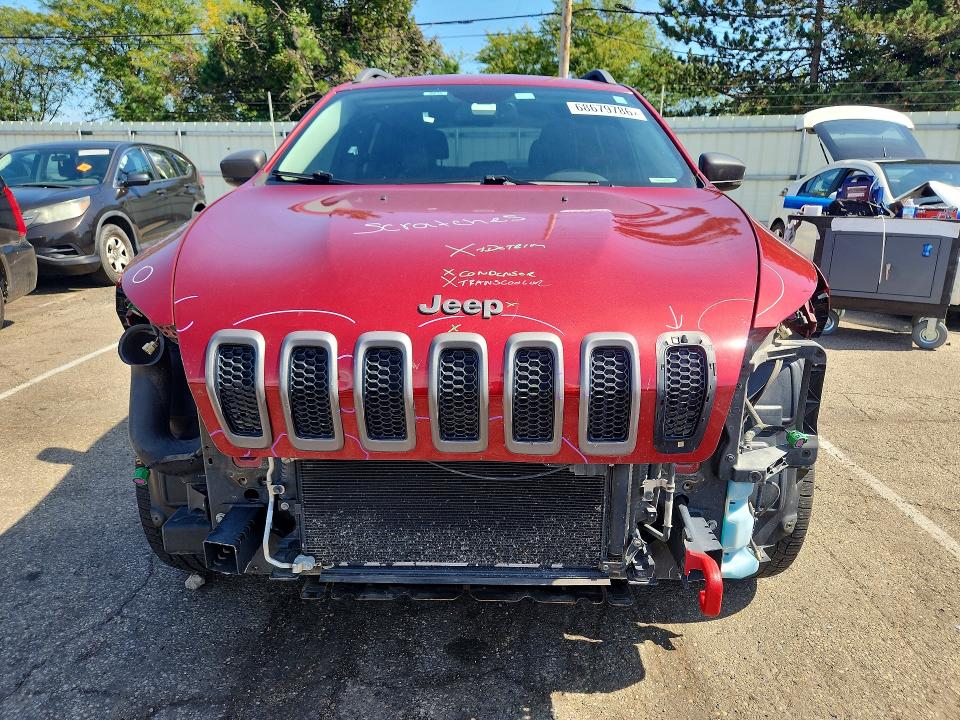 2015 Jeep Cherokee მანქანა იყიდება აუქციონზე, vin: 1C4PJMBS3FW659522        , აუქციონის ნომერი: 68679786