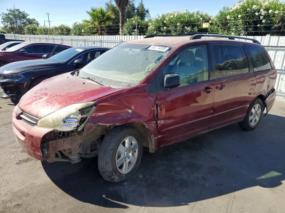 2005 Toyota Sienna მანქანა იყიდება აუქციონზე, vin: 5TDZA23CX5S266801, აუქციონის ნომერი: 68274506