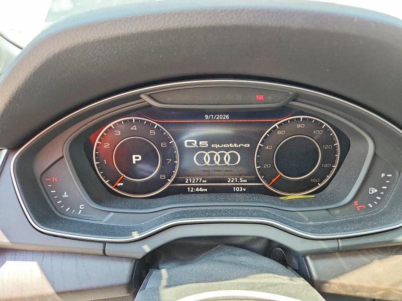 2018 Audi Q5 მანქანა იყიდება აუქციონზე, vin: WA1CNAFY5J2017779, აუქციონის ნომერი: 67517026