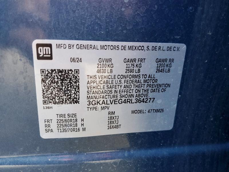 Продаж на аукціоні авто 2024 Gmc Terrain, vin: 3GKALVEG4RL364277, номер лоту: 68176946