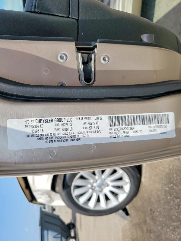 Aukcja sprzedaży 2012 Chrysler 300, vin: 2C3CCAAG0CH312894, numer aukcji: 67537516