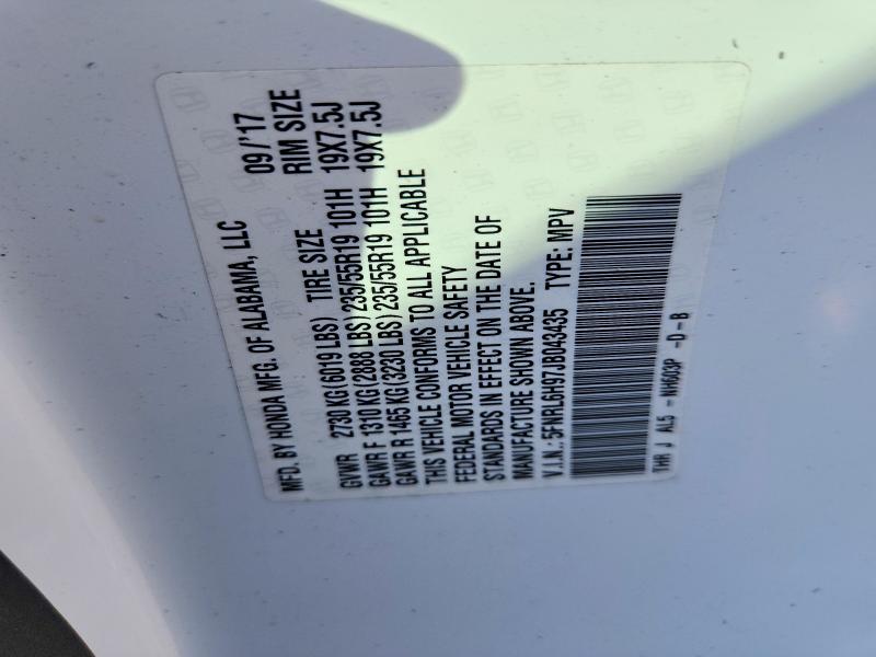 Продажа на аукционе авто 2018 Honda Odyssey, vin: 5FNRL6H97JB043435, номер лота: 68819436
