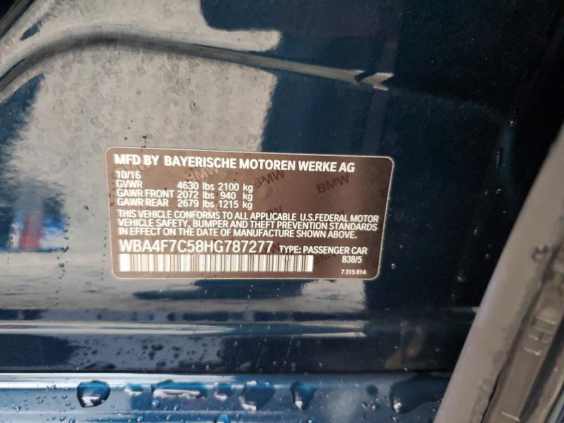 Продажа на аукционе авто 2017 Bmw 430i, vin: WBA4F7C58HG787277, номер лота: 69183066