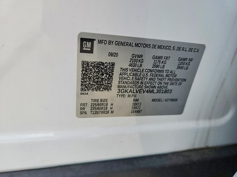 2021 Gmc Terrain მანქანა იყიდება აუქციონზე, vin: 3GKALVEV4ML301803, აუქციონის ნომერი: 67913906