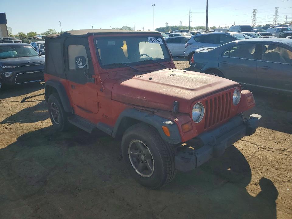 1998 Jeep Wrangler / Tj მანქანა იყიდება აუქციონზე, vin: 1J4FY19S1WP780842, აუქციონის ნომერი: 68434876