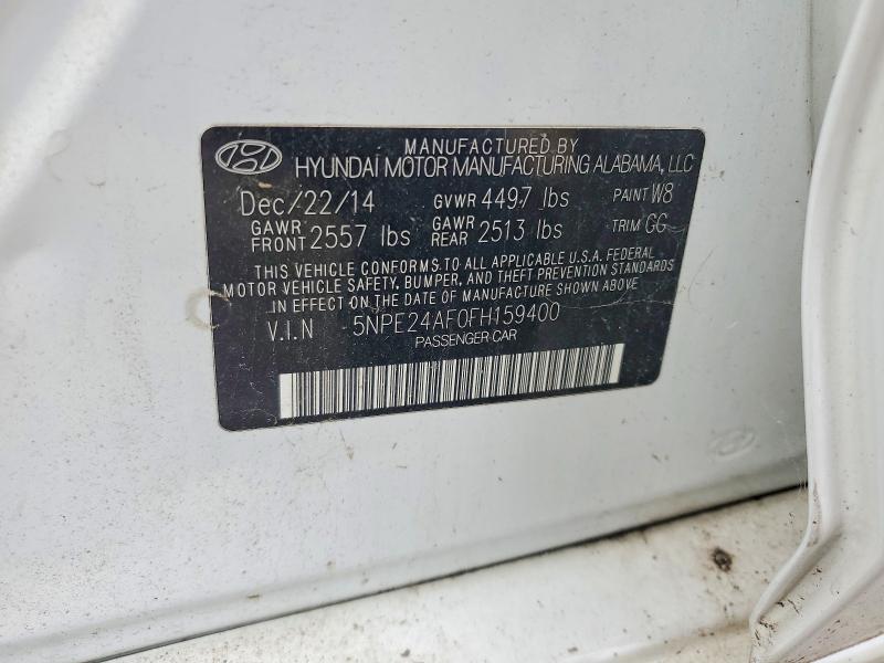 Aukcja sprzedaży 2015 Hyundai Sonata, vin: 5NPE24AF0FH159400, numer aukcji: 69930906