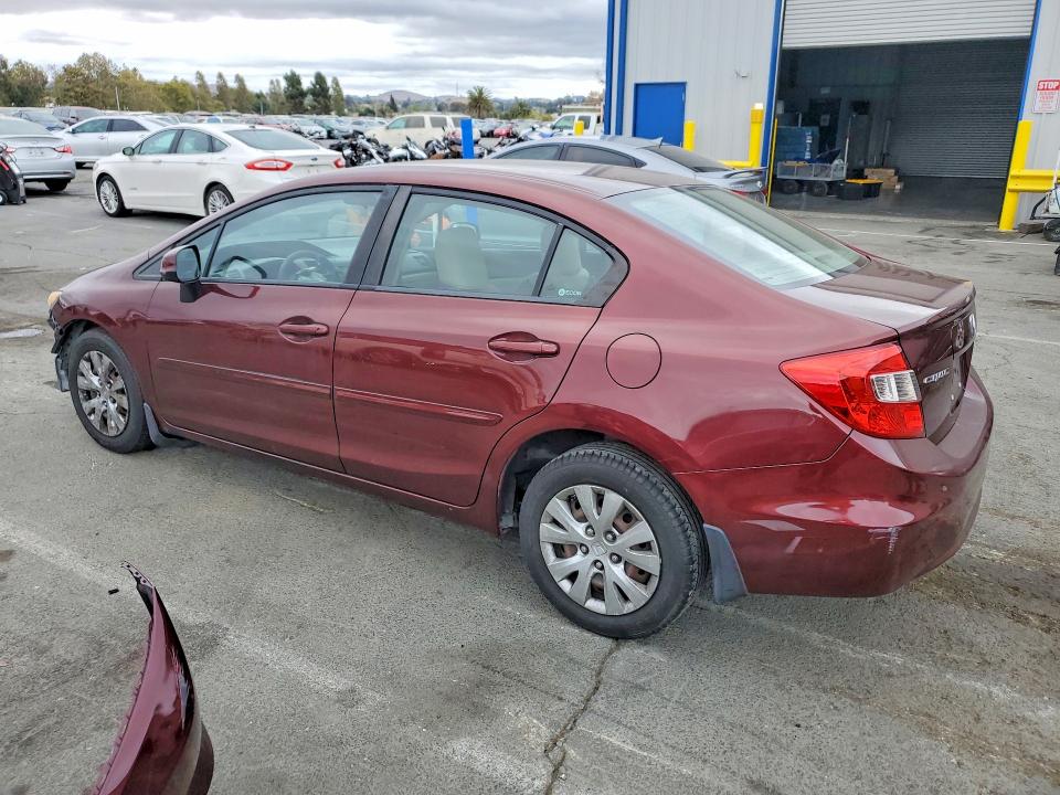Продаж на аукціоні авто 2012 Honda Civic, vin: 19XFB2F52CE345660, номер лоту: 67373206