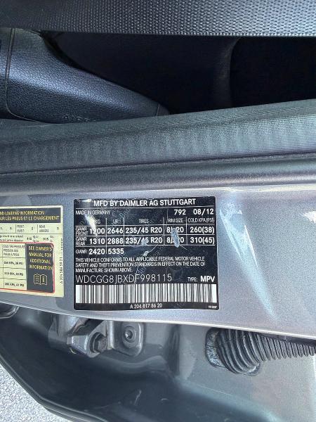 Продажа на аукционе авто 2013 Mercedes-benz Glk, vin: WDCGG8JBXDF998115, номер лота: 69641916