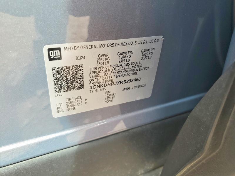 Aukcja sprzedaży 2024 Chevrolet Blazer, vin: 3GNKDBRJXRS202460, numer aukcji: 68420246