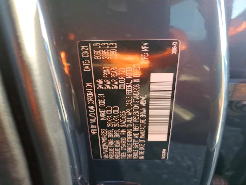 Продажа на аукционе авто 2021 Volvo Xc90, vin: YV4102PK7M1745252, номер лота: 67899506