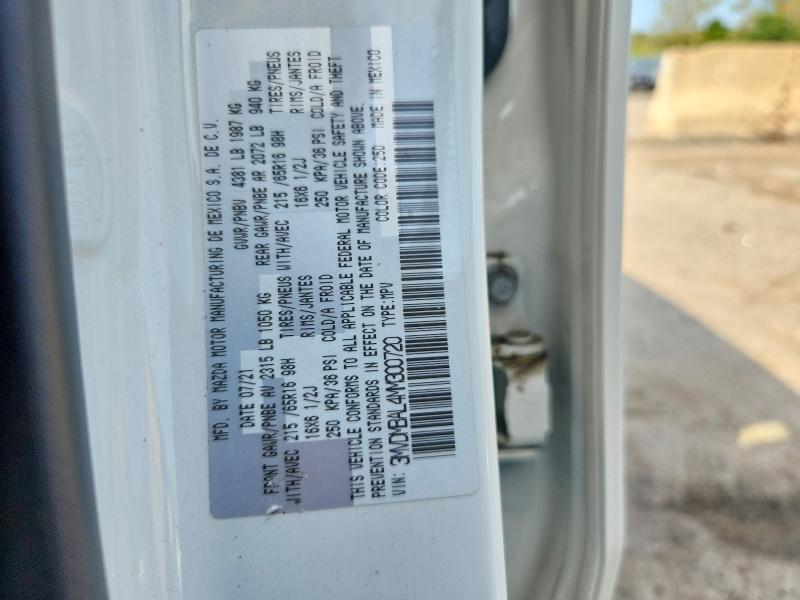 Auction sale of the 2021 Mazda Cx-30, vin: 3MVDMBAL4MM300720, lot number: 69329816