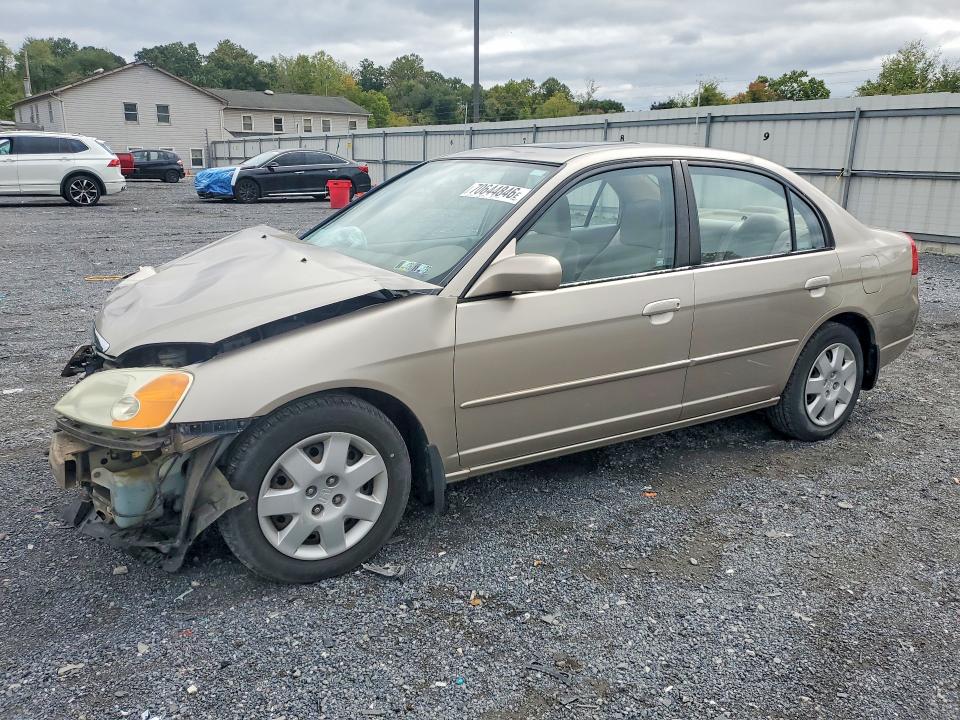70644846 :رقم المزاد ، 2HGES25771H554152 vin ، 2001 Honda Civic مزاد بيع