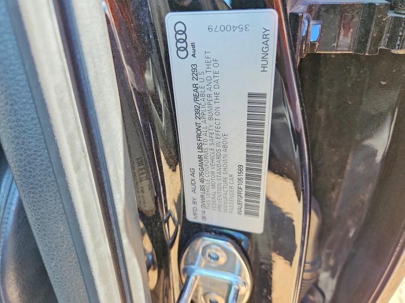 2015 Audi A3 მანქანა იყიდება აუქციონზე, vin: WAUEFGFF0F1051569, აუქციონის ნომერი: 69898316