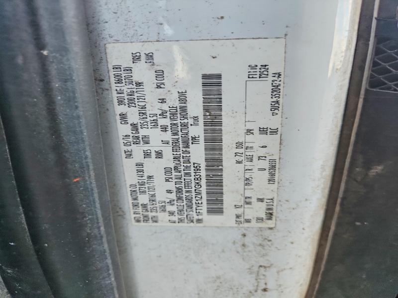 Продаж на аукціоні авто 2016 Ford Transit, vin: 1FTYE1ZM7GKB31957, номер лоту: 67863486