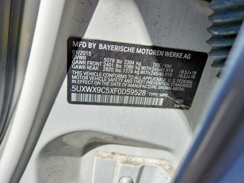 Продажа на аукционе авто 2015 Bmw X3, vin: 5UXWX9C5XF0D59528, номер лота: 67435216