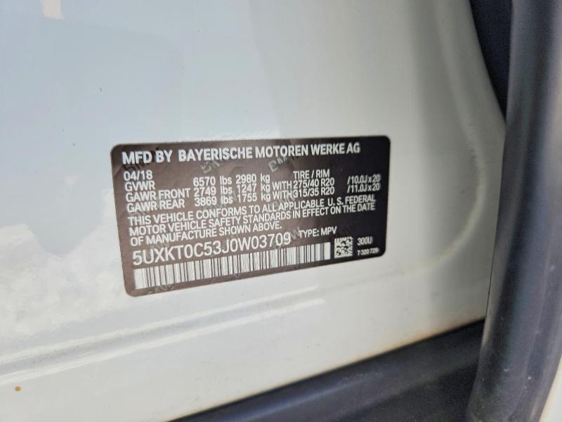Продажа на аукционе авто 2018 Bmw X5, vin: 5UXKT0C53J0W03709, номер лота: 70295236