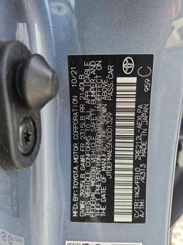 Aukcja sprzedaży 2022 Toyota Corolla, vin: JTDEPMAE5N3001329, numer aukcji: 71051166