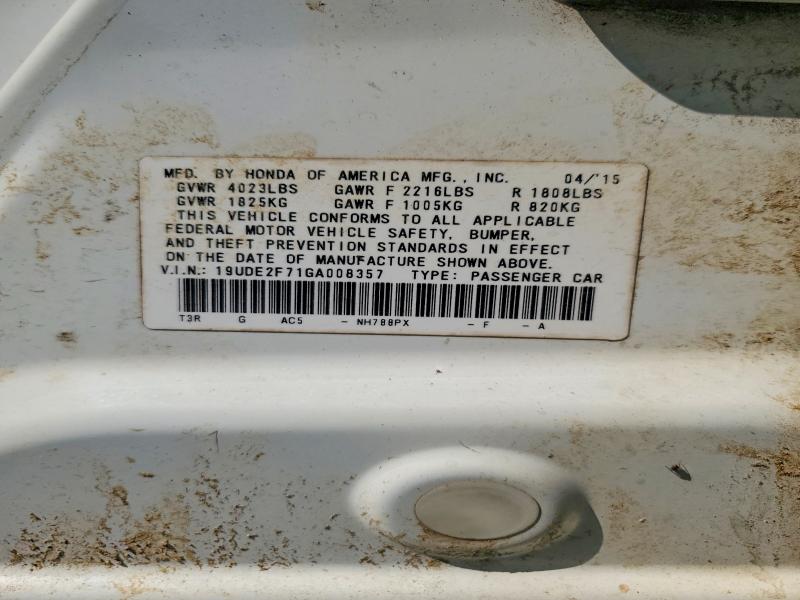 Aukcja sprzedaży 2016 Acura Ilx, vin: 19UDE2F71GA008357, numer aukcji: 67777306
