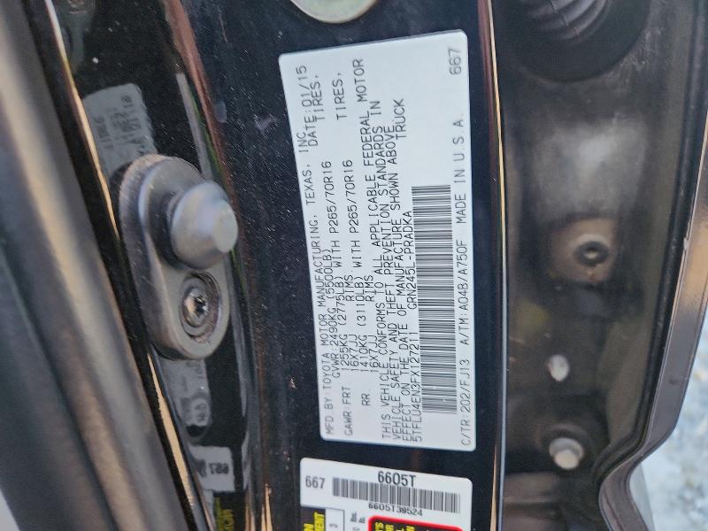 Aukcja sprzedaży 2015 Toyota Tacoma, vin: 5TFLU4EN3FX127211, numer aukcji: 69230086