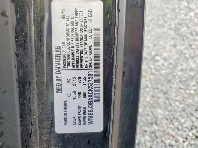 Продаж на аукціоні авто 2012 Smart Fortwo, vin: WMEEJ3BAXCK527581, номер лоту: 65198566
