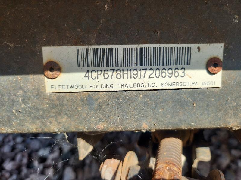 Aukcja sprzedaży 1999 Fleetwood Other, vin: 4CP678H1917206963, numer aukcji: 65936896