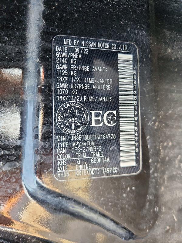 Продажа на аукционе авто 2023 Nissan Rogue, vin: JN8BT3BB1PW184778, номер лота: 70235916