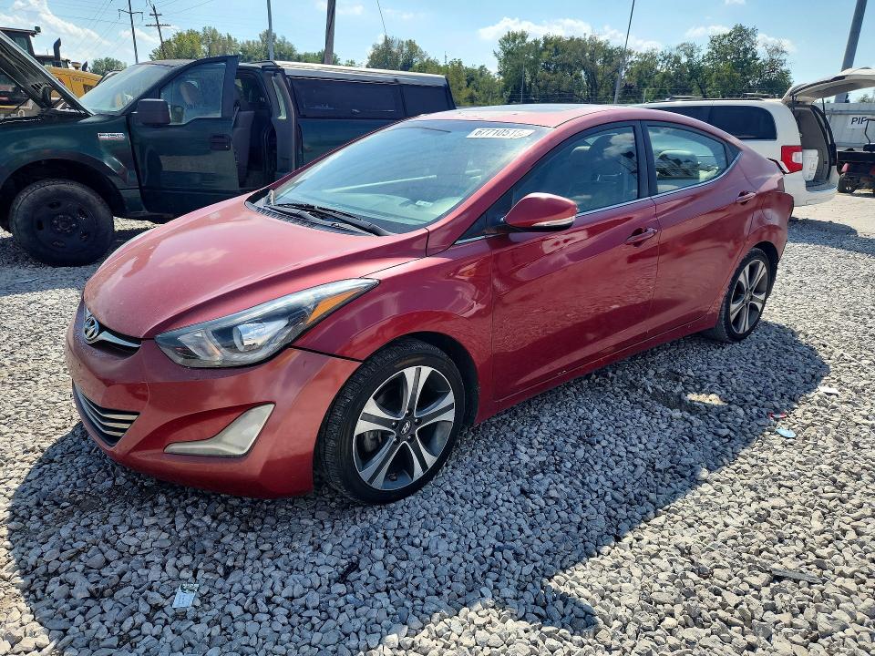 Продаж на аукціоні авто 2014 Hyundai Elantra, vin: KMHDH4AH3EU120361, номер лоту: 67710516