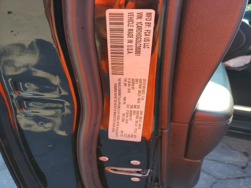 Продажа на аукционе авто 2020 Dodge Durango, vin: 1C4RDHDG3LC380861, номер лота: 68442276