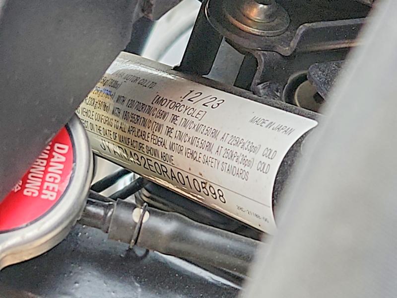 Продаж на аукціоні авто 2024 Yamaha Mt07, vin: JYARM32E0RA010598, номер лоту: 70288946