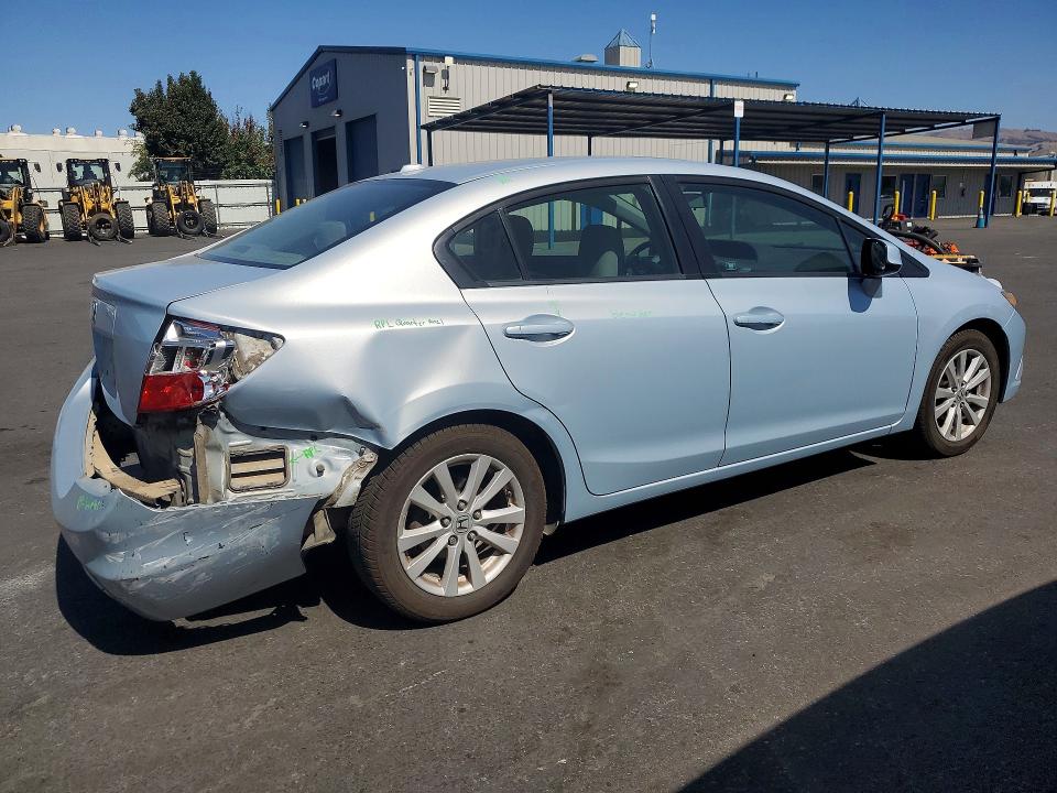 69203796 :رقم المزاد ، 2HGFB2F90CH520156 vin ، 2012 Honda Civic مزاد بيع