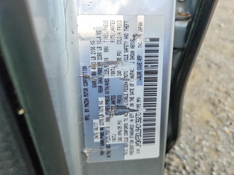 68495156 :رقم المزاد ، JM3KFBDL6H0139270 vin ، 2017 Mazda Cx-5 مزاد بيع