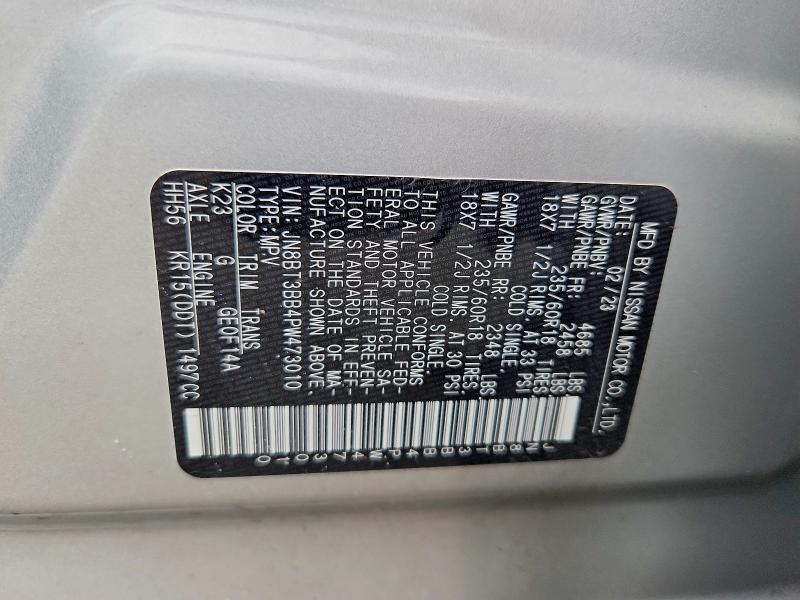 Продаж на аукціоні авто 2023 Nissan Rogue, vin: JN8BT3BB4PW473010, номер лоту: 69413766