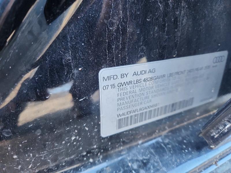 Продажа на аукционе авто 2016 Audi A4, vin: WAUDFAFL8GA004581, номер лота: 69109866