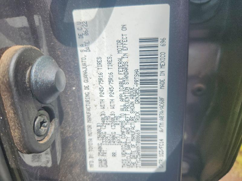 2022 Toyota Tacoma მანქანა იყიდება აუქციონზე, vin: 3TYCZ5ANXNT088669, აუქციონის ნომერი: 66436846