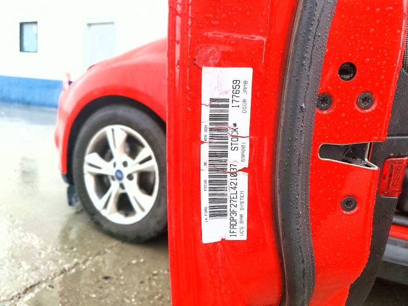 69009906 :رقم المزاد ، 1FADP3F27EL421037 vin ، 2014 Ford Focus مزاد بيع