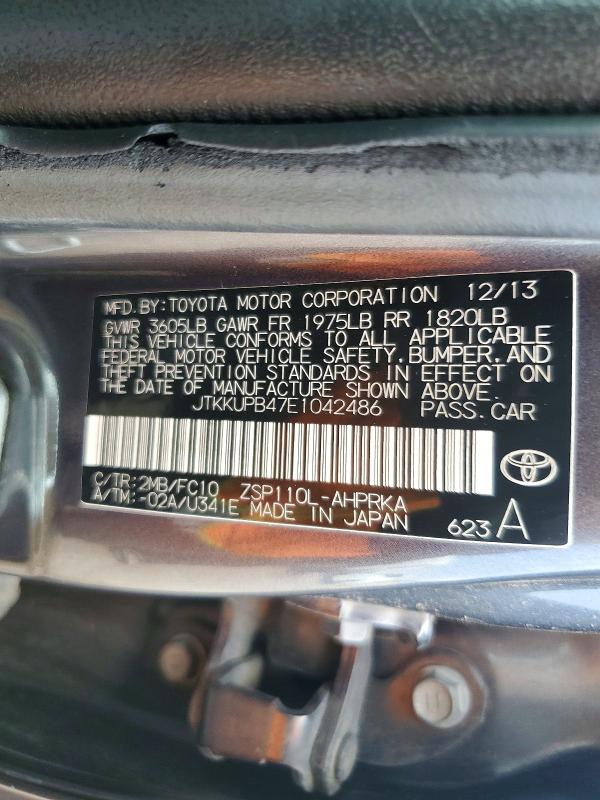 Продажа на аукционе авто 2014 Scion Xd, vin: JTKKUPB47E1042486, номер лота: 67209726