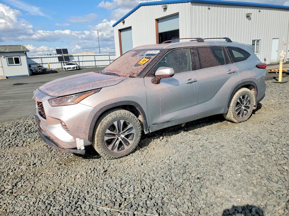 2022 Toyota Highlander Hybrid მანქანა იყიდება აუქციონზე, vin: 5TDGBRCH6NS542562, აუქციონის ნომერი: 67011216