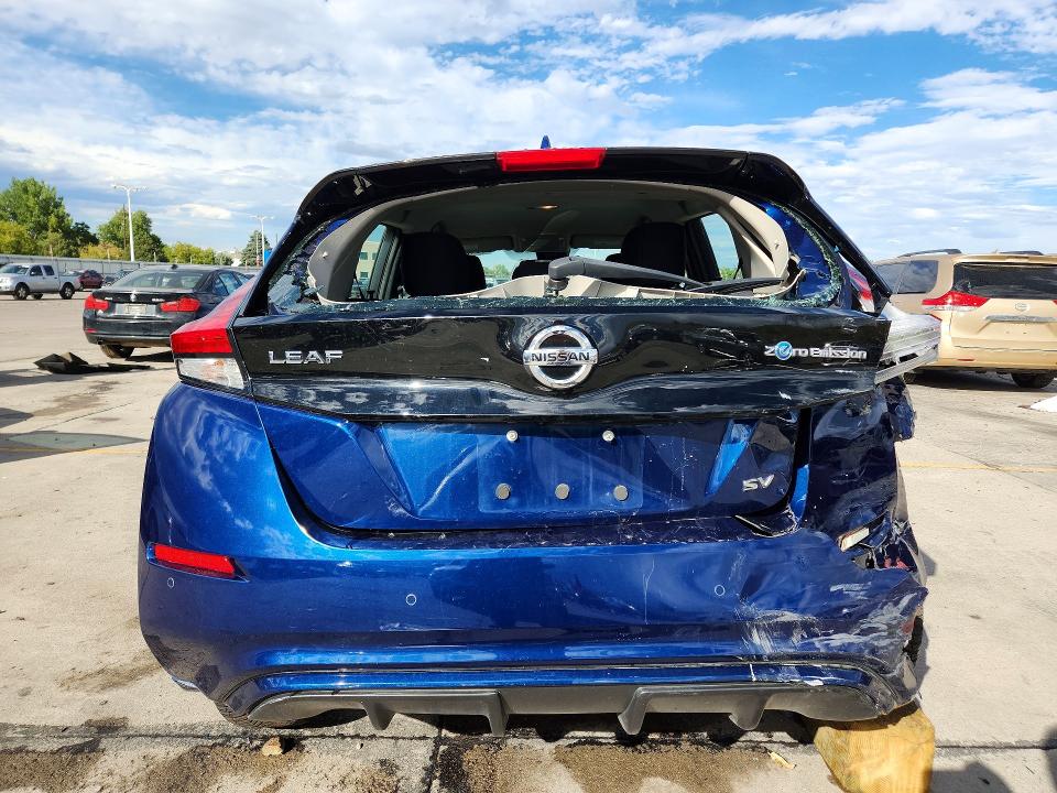 2022 Nissan Leaf მანქანა იყიდება აუქციონზე, vin: 1N4AZ1CV3NC557956, აუქციონის ნომერი: 68433726