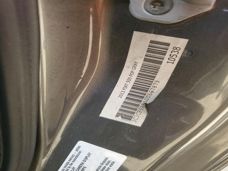 Aukcja sprzedaży 2013 Fiat 500, vin: 3C3CFFAR5DT667879, numer aukcji: 68591596