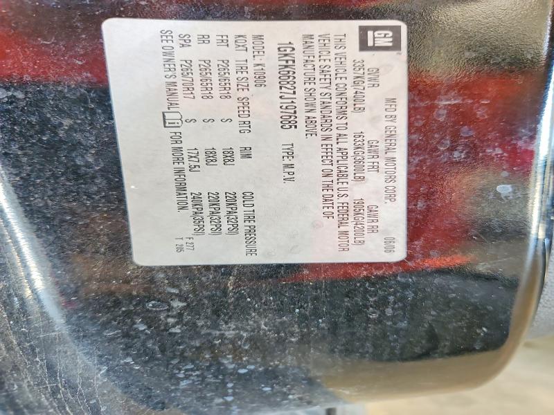 2007 Gmc Yukon Xl მანქანა იყიდება აუქციონზე, vin: 1GKFK66827J197685, აუქციონის ნომერი: 66860126
