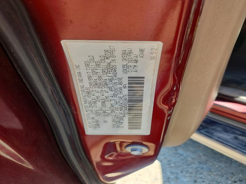 Auction sale of the 2004 Toyota Sequoia, vin: 5TDZT34A54S220479, lot number: 68814216