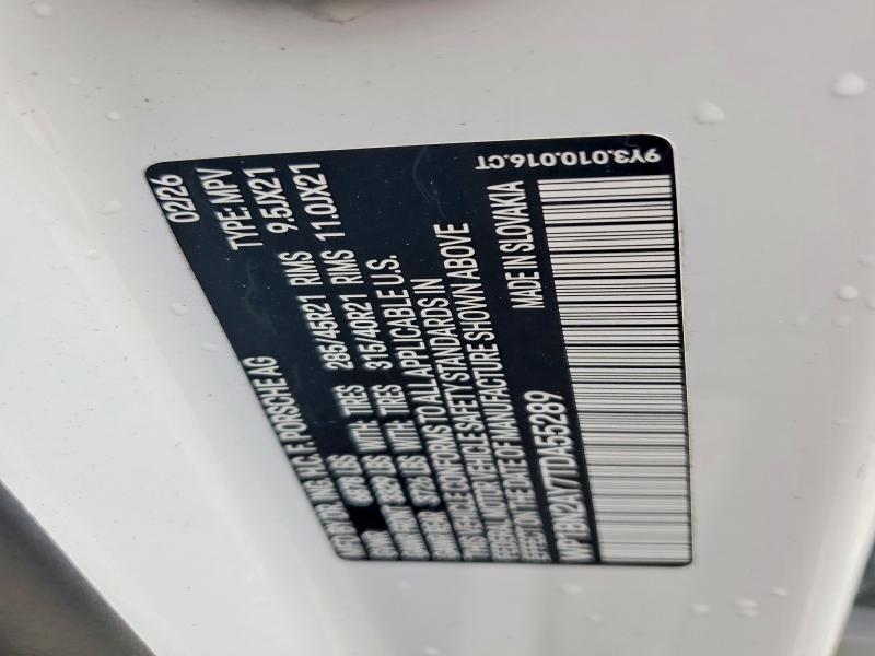 Aukcja sprzedaży 2026 Porsche Cayenne, vin: WP1BN2AY7TDA55289, numer aukcji: 67156656