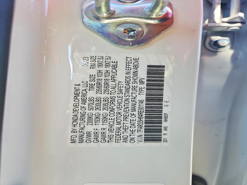 Aukcja sprzedaży 2024 Honda Cr-v, vin: 7FARS5H84RE001146, numer aukcji: 70107576