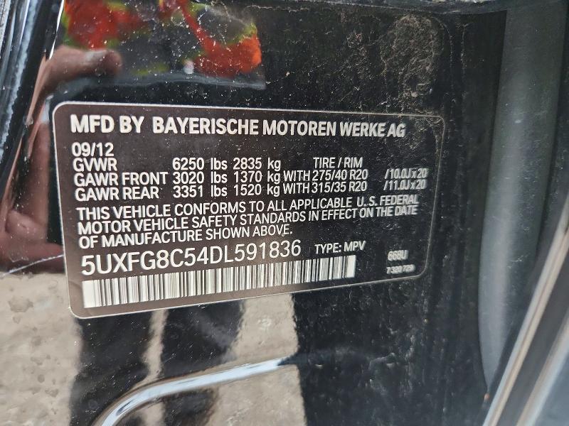 Продажа на аукционе авто 2013 Bmw X6, vin: 5UXFG8C54DL591836, номер лота: 68896636