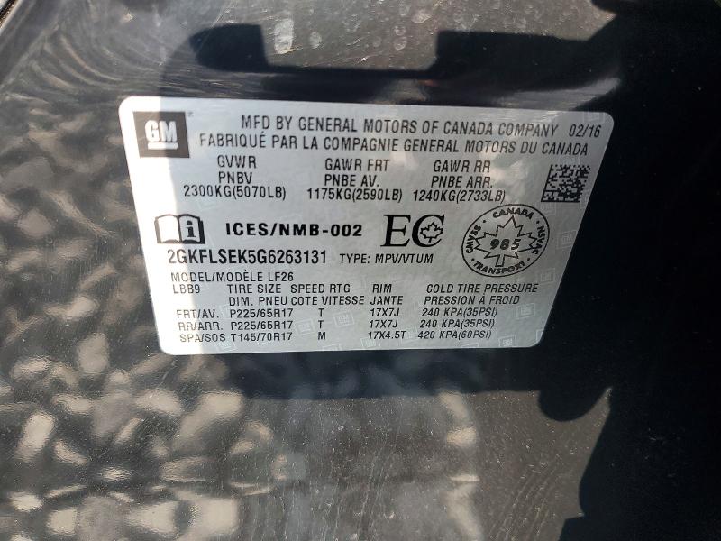 Продажа на аукционе авто 2016 Gmc Terrain, vin: 2GKFLSEK5G6263131, номер лота: 65911726